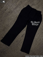 Load image into Gallery viewer, CUFFLESS JOGGERS –BLACK/WHITE