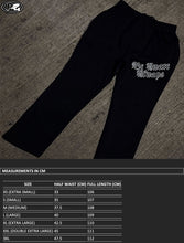 Load image into Gallery viewer, CUFFLESS JOGGERS –BLACK/WHITE