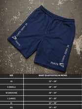 Load image into Gallery viewer, "WHO ARE YOU" SHORTS - BLUE