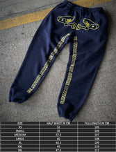 Load image into Gallery viewer, CAMERA JOGGERS - NAVY &amp; YELLOW