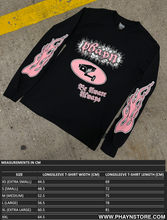 Load image into Gallery viewer, FLAME LONGSLEEVE – BLACK/PINK