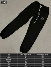 Load image into Gallery viewer, TWO TONE JOGGERS - BLACK/WHITE