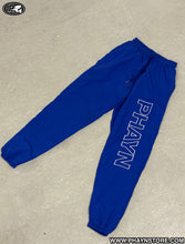 Load image into Gallery viewer, TRACK BOTTOMS (BLUE/WHITE)