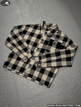 Load image into Gallery viewer, FLANNEL SHIRT - BLACK/WHITE
