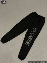 Load image into Gallery viewer, TRACK BOTTOMS (BLACK)