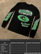 Load image into Gallery viewer, FLAME LONGSLEEVE – BLACK/GREEN