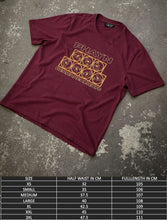 Load image into Gallery viewer, DIRECTIONS T-SHIRT - BURGUNDY