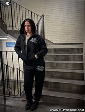 Load image into Gallery viewer, ZIP HOODIE – BLACK/CAMO