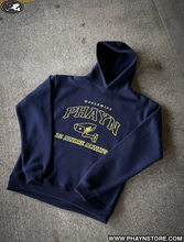 Load image into Gallery viewer, CAMERA HOODIE - NAVY &amp; YELLOW