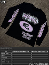 Load image into Gallery viewer, FLAME LONGSLEEVE – BLACK/PINK