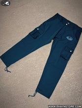 Load image into Gallery viewer, CARGO TROUSERS - TURQUOISE