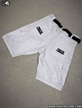 Load image into Gallery viewer, CARGO SHORTS - WHITE