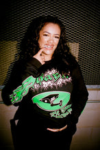Load image into Gallery viewer, FLAME LONGSLEEVE – BLACK/GREEN