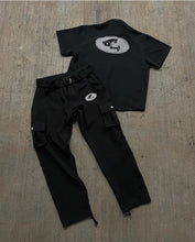 Load image into Gallery viewer, CARGO TROUSERS - BLACK