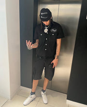 Load image into Gallery viewer, CARGO SHORTS - BLACK