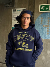 Load image into Gallery viewer, CAMERA HOODIE - NAVY &amp; YELLOW
