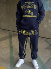 Load image into Gallery viewer, CAMERA JOGGERS - NAVY &amp; YELLOW