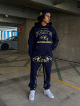 Load image into Gallery viewer, CAMERA HOODIE - NAVY &amp; YELLOW